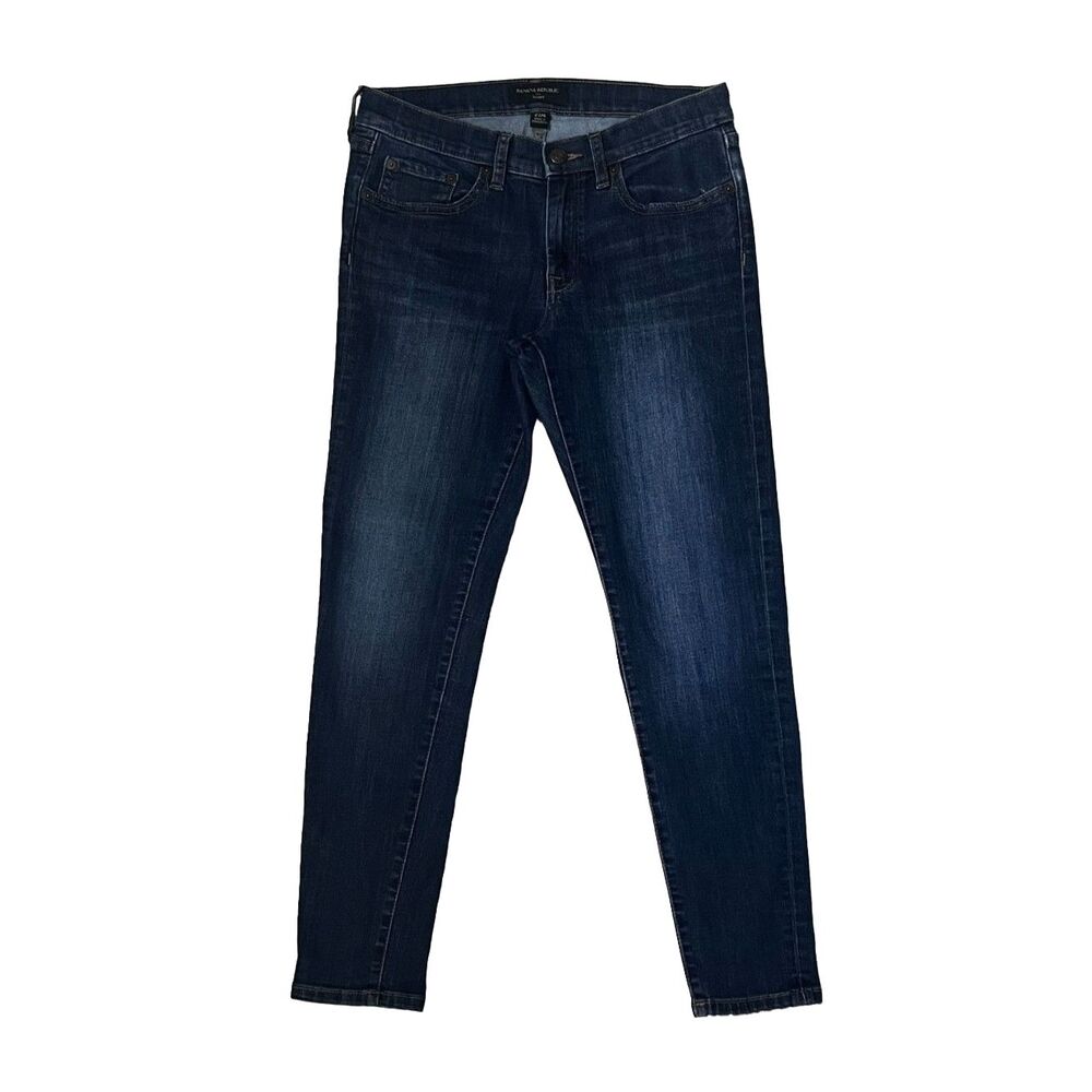 Banana Republic Women's Mid Rise Skinny Jeans Dark Wash Size 4